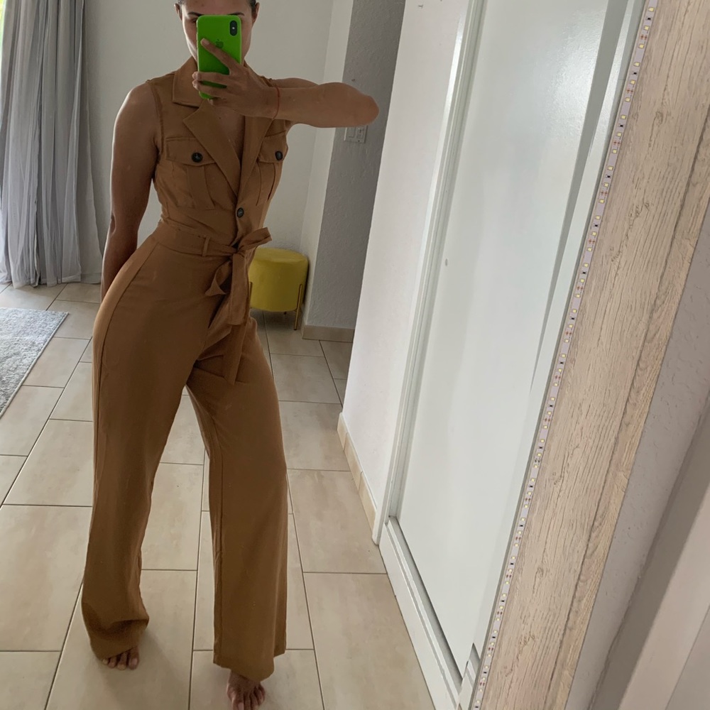 Camel Jumpsuit